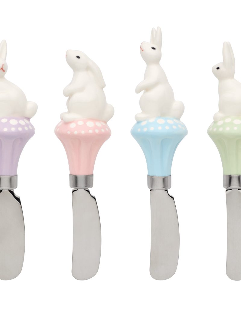 Bunny Hop Cheese Spreader - Set of 4