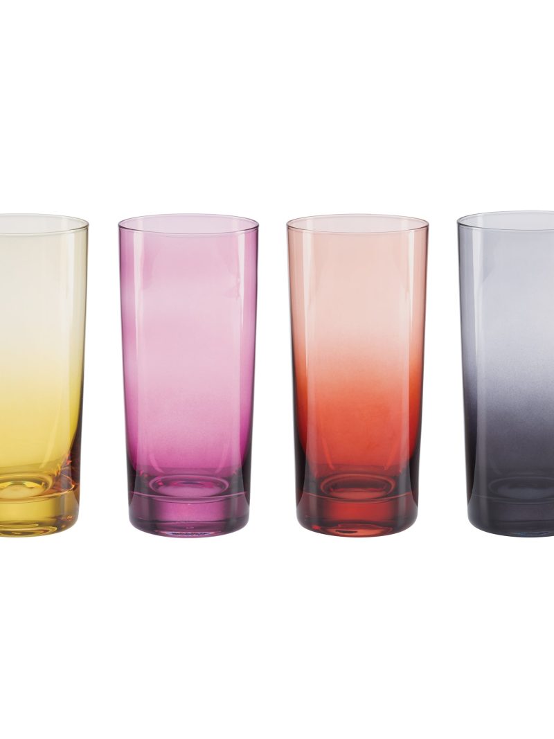 Golden Hour Highball Glasses - Set Of 4