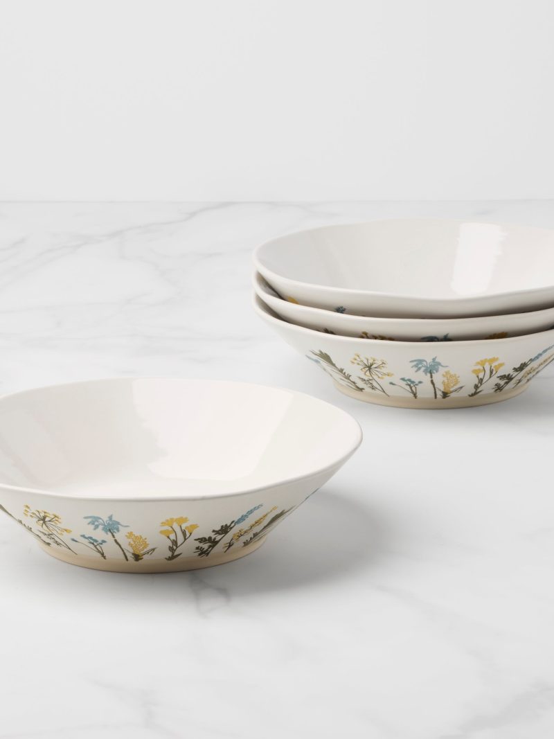 Wildflowers Dinner Bowls - Set of 4
