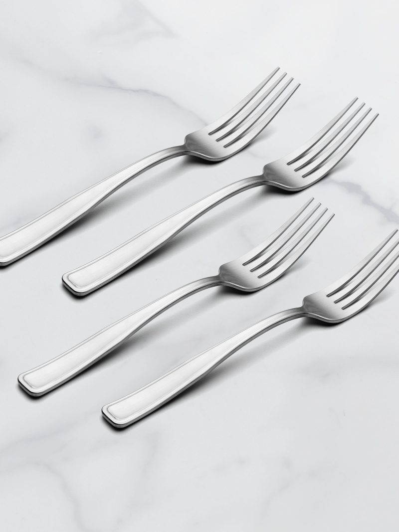 Reid Satin Dinner Fork - Set of 4